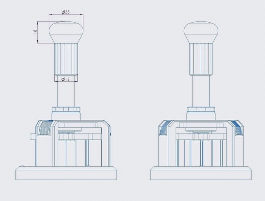 S403 WTD Seer Coffee 58MM Needle Tamper