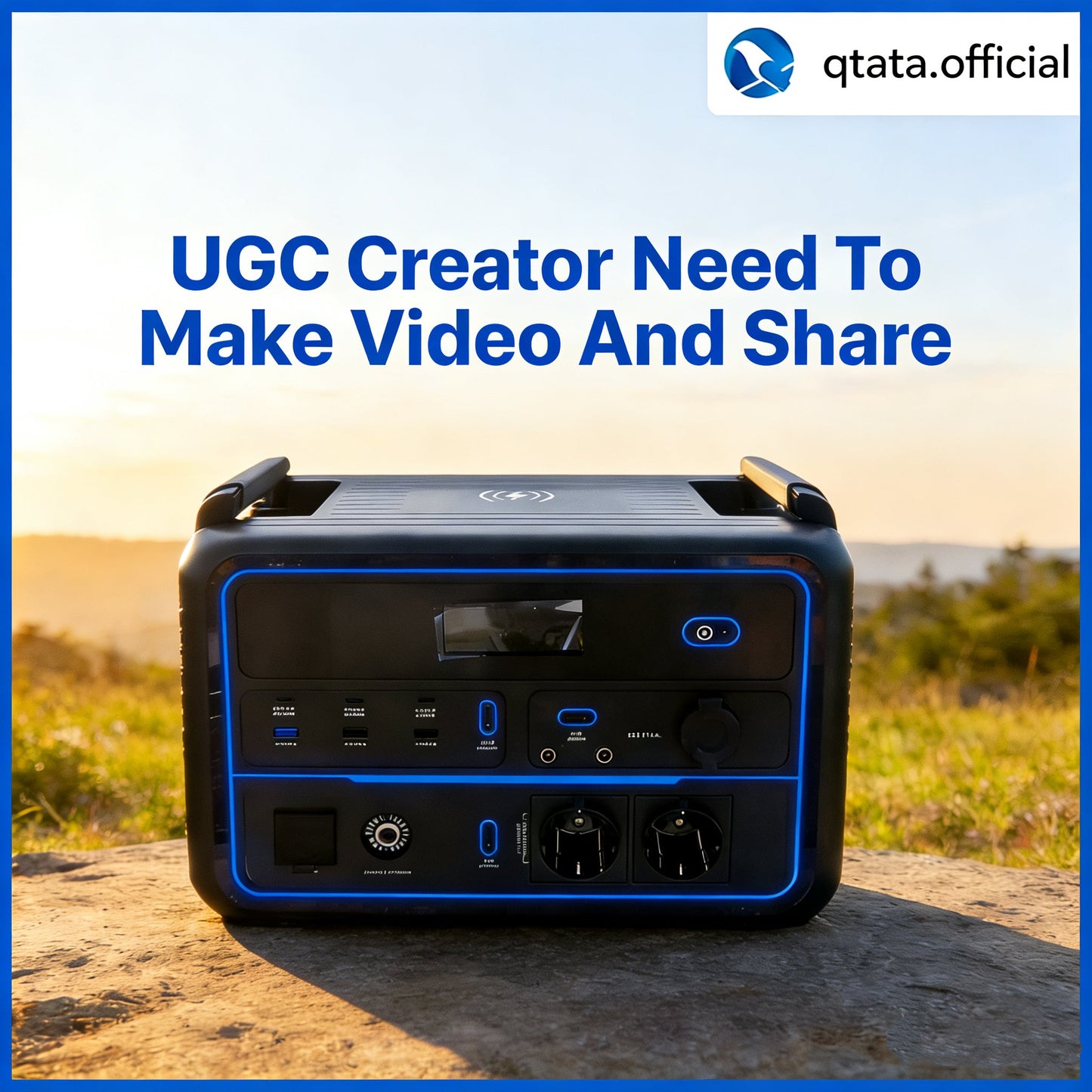 QTATA Outdoor Coffee Machine Power Station