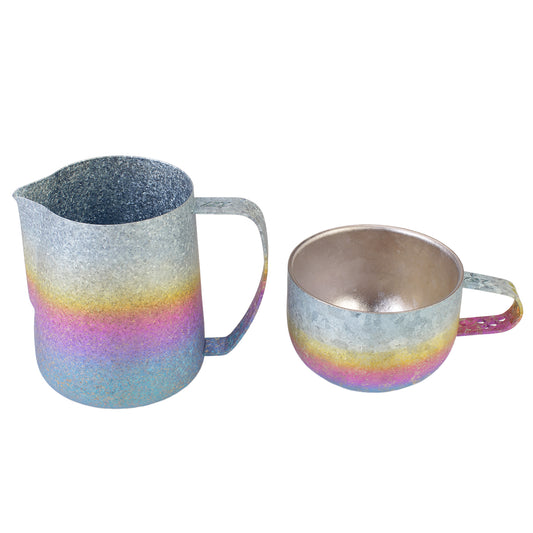 Seer “73T”  Pure Titanium Rainbow Color Cup & Pitcher Set