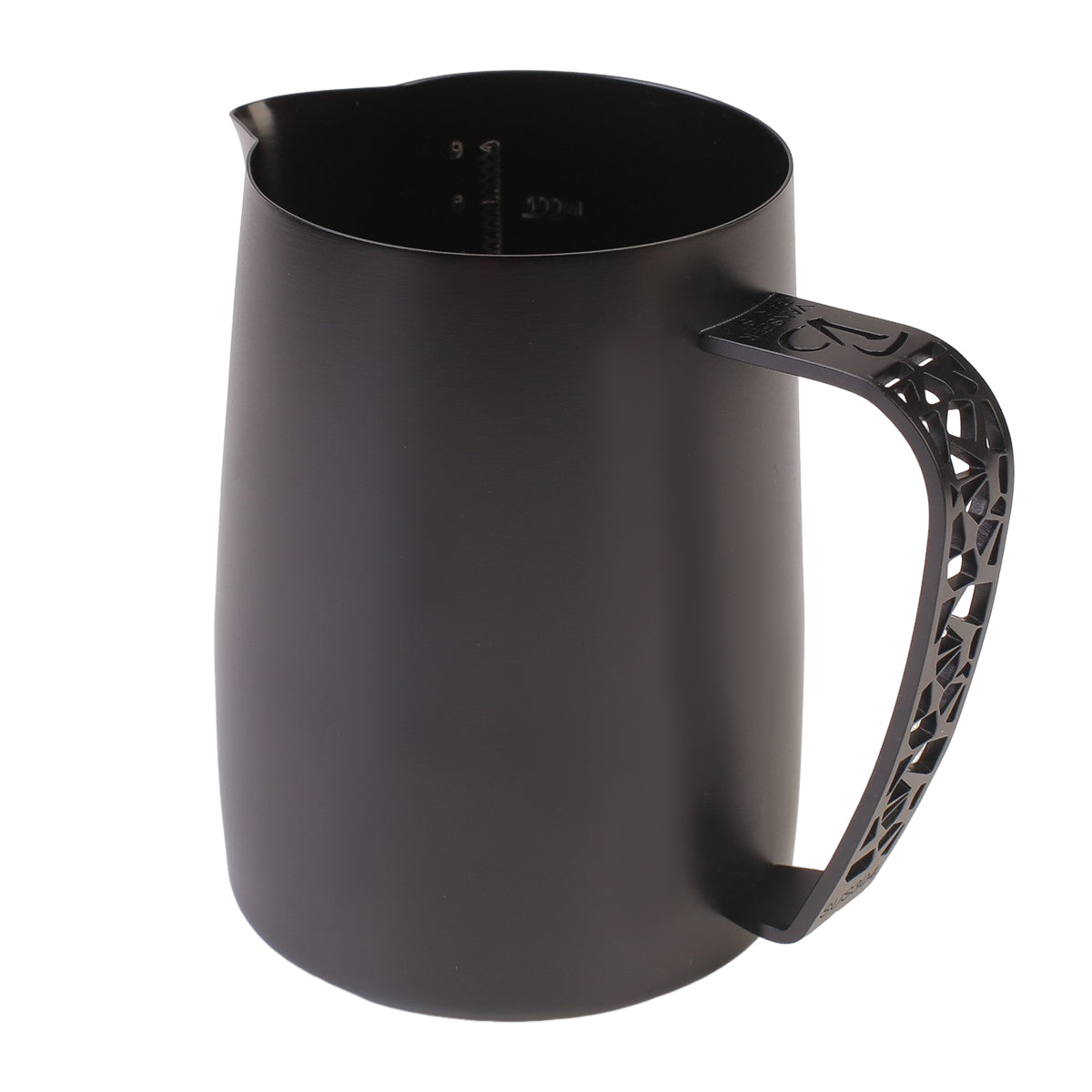 Matte Black Pitcher 450ML VS001 Round Spout Style+240ML Cup Set