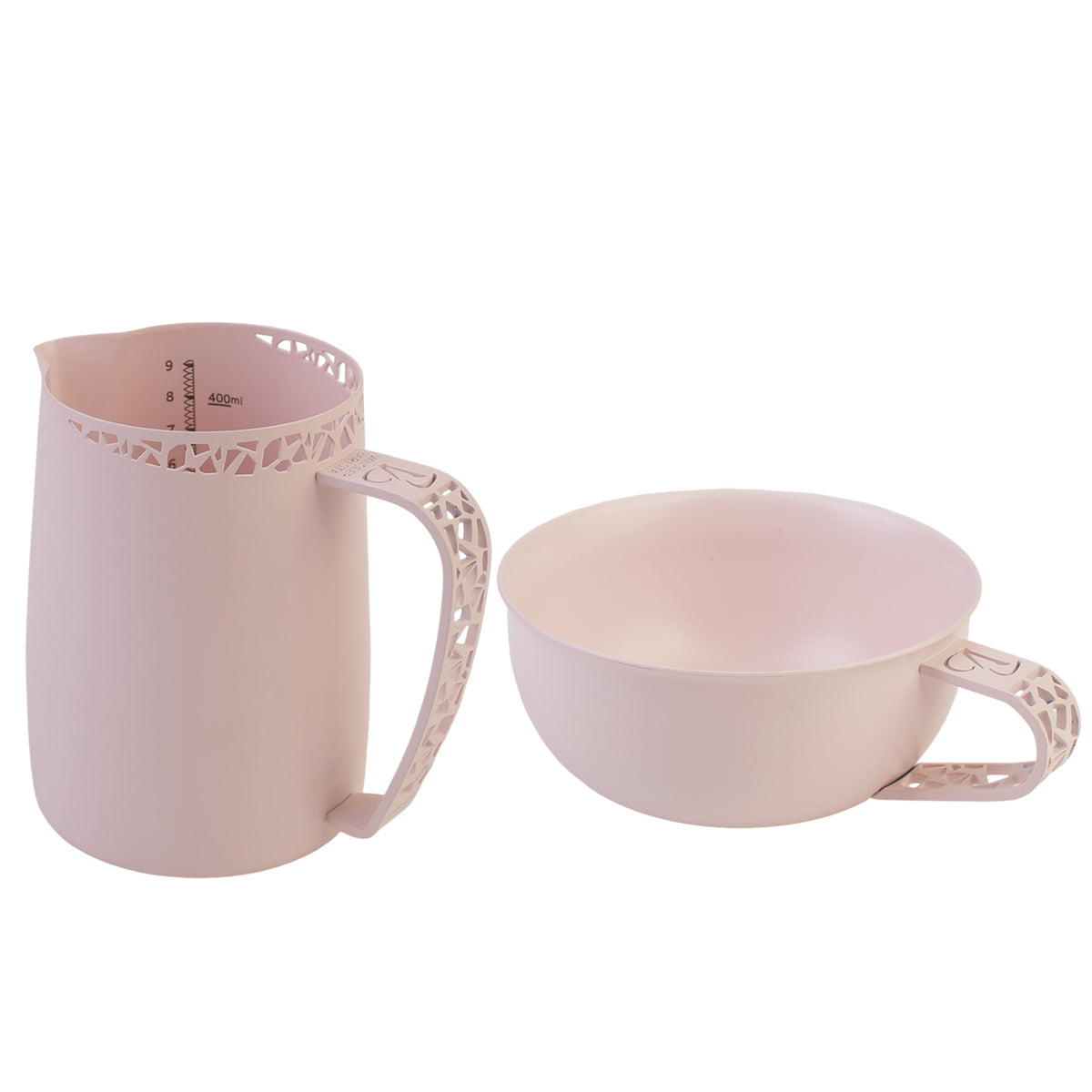 Pink Latte Art Pitcher 450ML VS001 Round Spout Style+240ML Cup Set